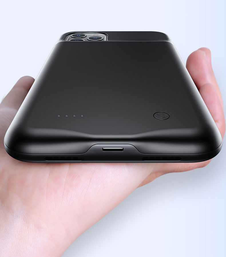Usams ovitek z baterijo 3500 mAh za iPhone 11 Pro - črna