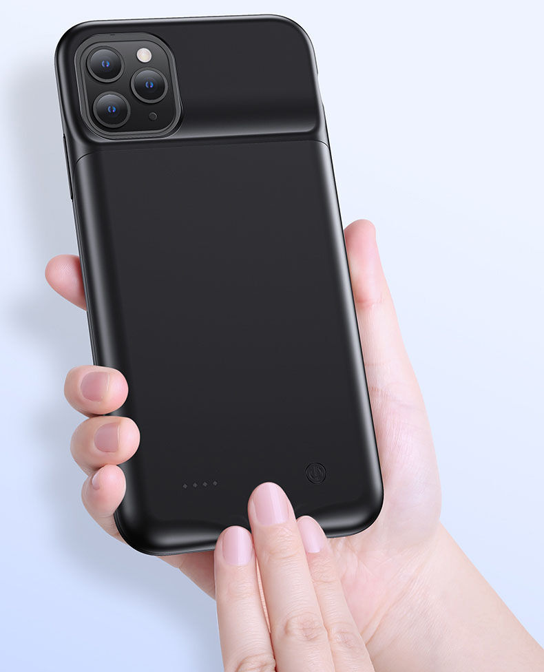 Usams ovitek z baterijo 3500 mAh za iPhone 11 Pro - črna