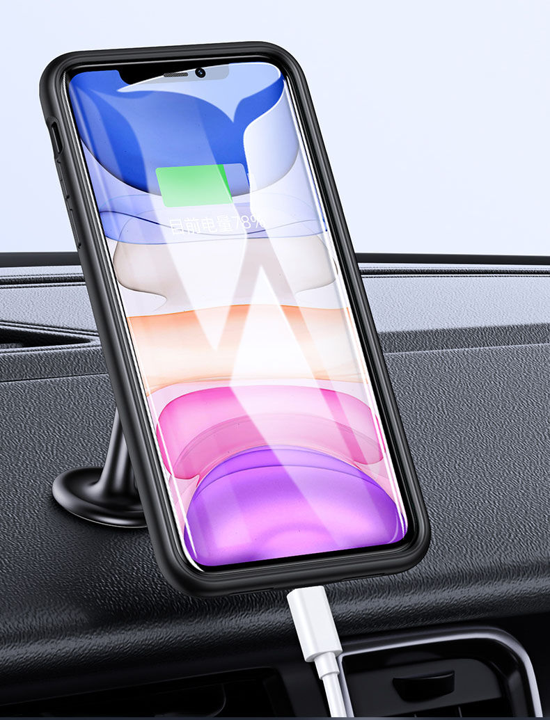 Usams ovitek z baterijo 3500 mAh za iPhone 11 Pro - črna