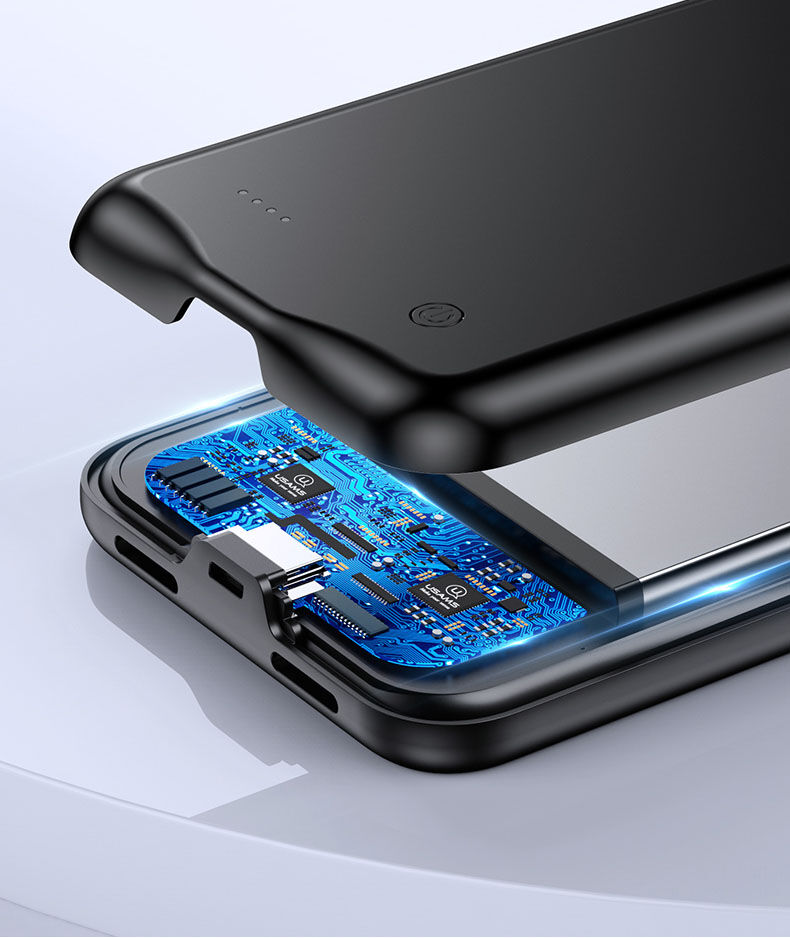 Usams ovitek z baterijo 3500 mAh za iPhone 11 Pro - črna