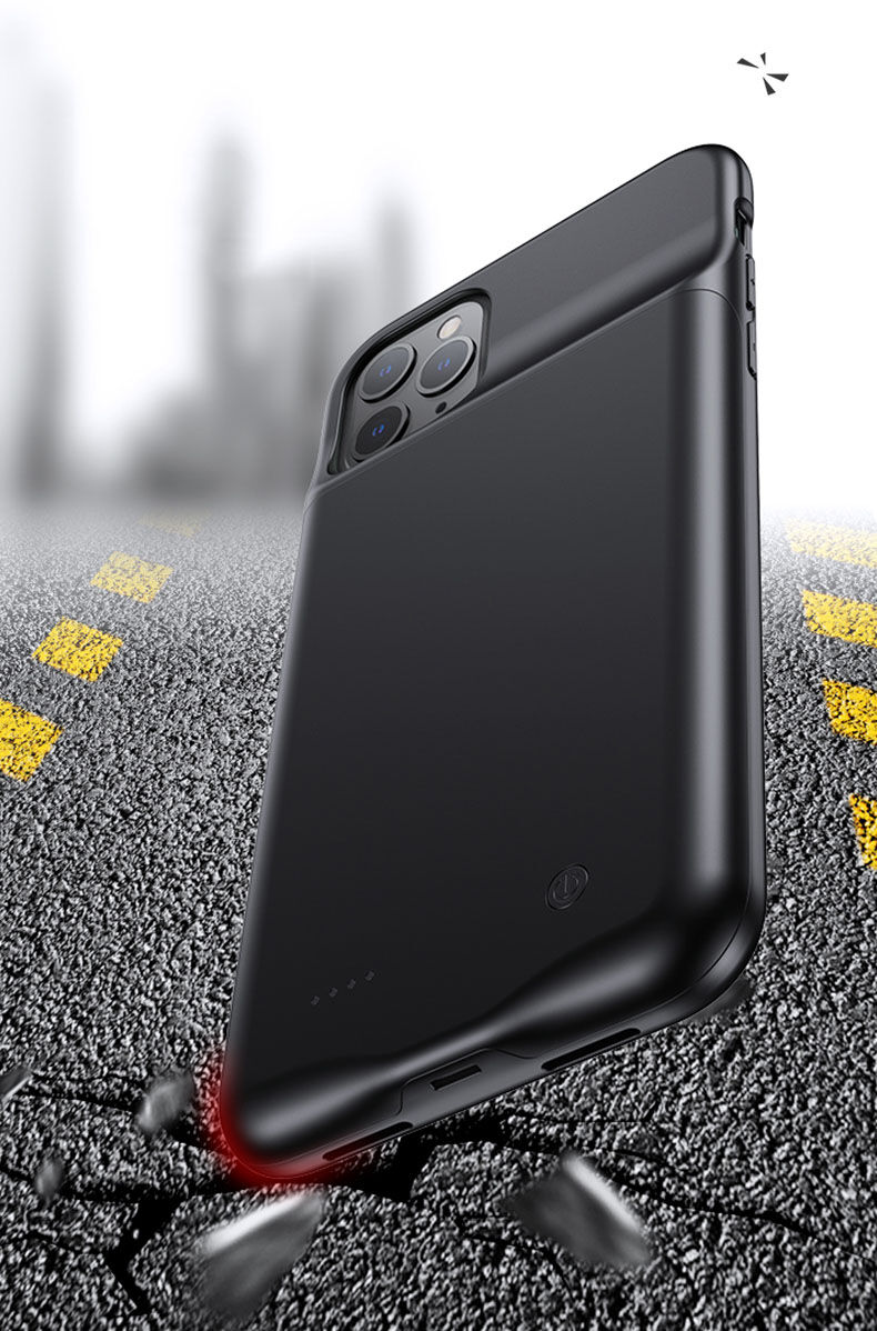Usams ovitek z baterijo 3500 mAh za iPhone 11 Pro - črna