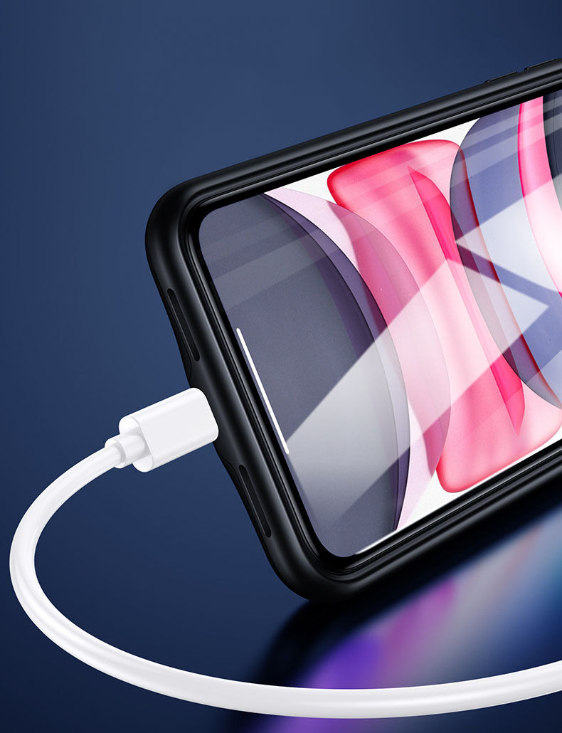 Usams ovitek z baterijo 4500 mAh za iPhone 11 Pro Max - črna