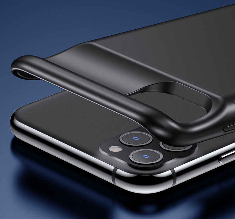 Usams ovitek z baterijo 4500 mAh za iPhone 11 Pro Max - črna
