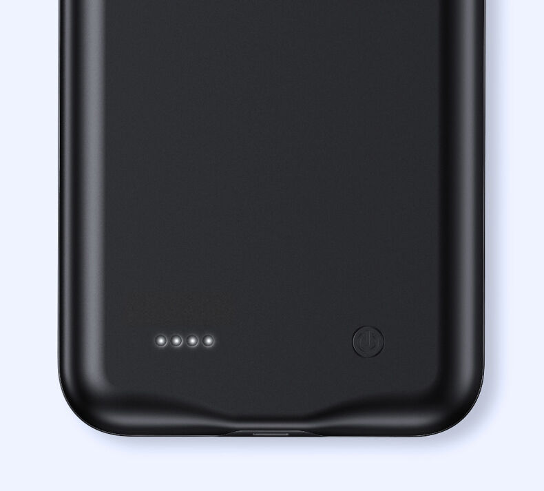 Usams ovitek z baterijo 4500 mAh za iPhone 11 - črna