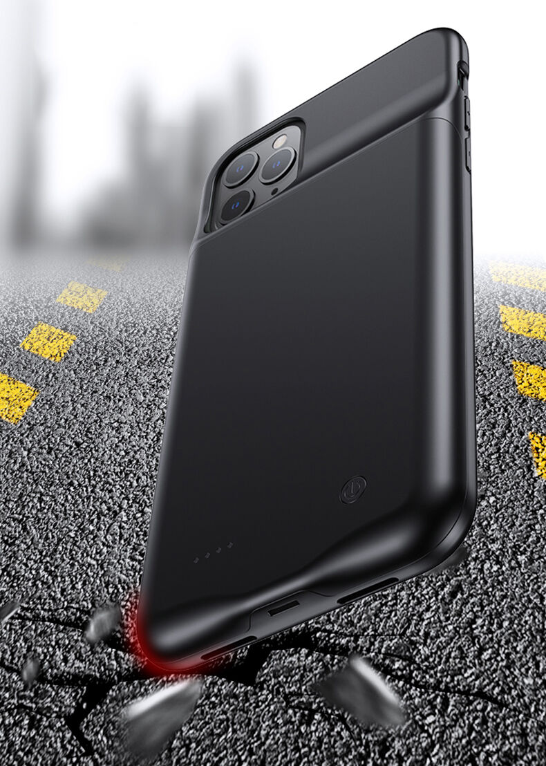 Usams ovitek z baterijo 4500 mAh za iPhone 11 - črna