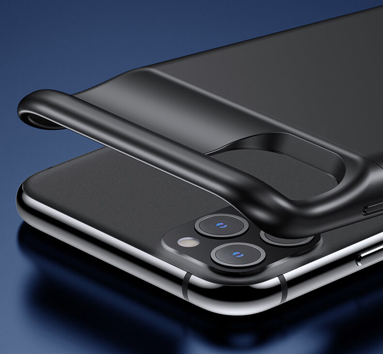 Usams ovitek z baterijo 4500 mAh za iPhone 11 - črna