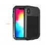 Love Mei super trpežen etui proti udarcem/vodi/prahu za iPhone XS Max - črna