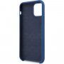 Silikonski ovitek BMW za iPhone 11 Pro Max - mornarsko modra