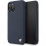 BMW Signature silikonski ovitek za iPhone 11 Pro Max - mornarsko modra