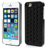 Pokrijte s poskočnimi mehurčki za iPhone 5 / 5S / SE (2016) - črna