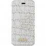 Guess Shiny Croco Book flip etui za iPhone 6 / 6S - bež