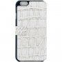 Guess Shiny Croco Book flip etui za iPhone 6 / 6S - bež