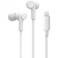Belkin Rockstar slušalke s priključkom lightning za naprave Apple - bela