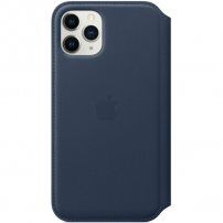 Apple Folio originalni usnjeni etui za iPhone 11 Pro - temno modra