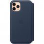 Apple Folio originalni usnjeni etui za iPhone 11 Pro - temno modra