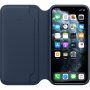 Apple Folio originalni usnjeni etui za iPhone 11 Pro - temno modra