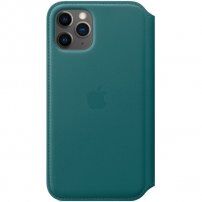 Originalni Apple Folio usnjeni etui za iPhone 11 Pro - temno turkizna