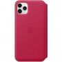 Originalni Apple Folio usnjeni etui za iPhone 11 Pro Max - malina