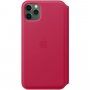 Originalni Apple Folio usnjeni etui za iPhone 11 Pro Max - malina