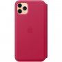 Originalni Apple Folio usnjeni etui za iPhone 11 Pro Max - malina