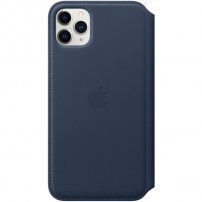 Originalni Apple Folio usnjeni etui za iPhone 11 Pro Max - temno modra