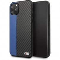 BMW Carbon Stripe ovitek za iPhone 11 Pro Max - modro
