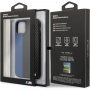 BMW Carbon Stripe ovitek za iPhone 11 Pro Max - modro