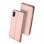 Kovček DUX DUCIS s predali za stojala in dokumente za Apple iPhone XS - rose gold