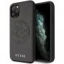 Guess Saffiano ovitek z logotipom za iPhone 11 Pro Max - črna