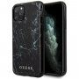 Guess ovitek z vzorcem marmorja za iPhone 11 Pro Max - črna