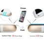 HAT PRINCE kaljeno 3D steklo za celoten obod telefona za iPhone 8/7 - 0,2 mm - bela