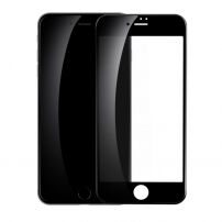 BASEUS kaljeno 3D steklo za celoten obod telefona za iPhone 8/7 - 0,23 mm - črna