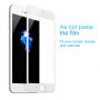 BASEUS kaljeno 3D steklo za celoten obod telefona za iPhone 8/7 - 0,23 mm - bela