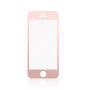 Kaljeno 3D steklo na celotnem obodu telefona za iPhone SE (2016) / 5S / 5 - 0,3 mm - rose gold
