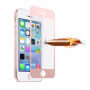 Kaljeno 3D steklo na celotnem obodu telefona za iPhone SE (2016) / 5S / 5 - 0,3 mm - rose gold