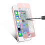 Kaljeno 3D steklo na celotnem obodu telefona za iPhone SE (2016) / 5S / 5 - 0,3 mm - rose gold