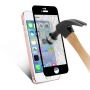 Kaljeno 3D steklo na celotnem obodu telefona za iPhone SE (2016) / 5S / 5 - 0,3 mm - črna