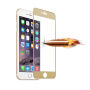 Kaljeno 3D steklo na celotnem obodu telefona za iPhone 6S / 6 - 0,3 mm - zlato