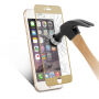 Kaljeno 3D steklo na celotnem obodu telefona za iPhone 6S / 6 - 0,3 mm - zlato