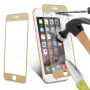 Kaljeno 3D steklo na celotnem obodu telefona za iPhone 6S / 6 - 0,3 mm - zlato