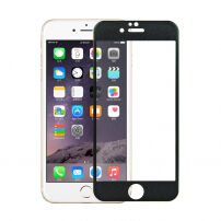Kaljeno 3D steklo na celotnem obodu telefona za iPhone 6S / 6 - 0,3 mm - črna