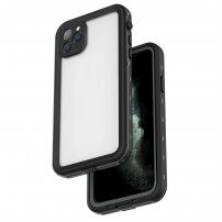 Izredno trpežen etui s 360° zaščito za iPhone 11 Pro Max - črna