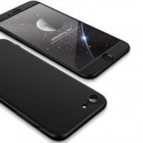 GKK ovitek s 360-stopinjsko zaščito pred udarci za iPhone 8 - črna