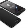 GKK ovitek s 360-stopinjsko zaščito pred udarci za iPhone 7 Plus / 8 Plus - črna