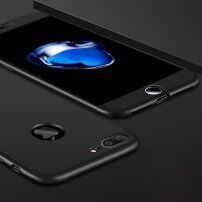 GKK ovitek s 360-stopinjsko zaščito pred udarci za iPhone 7 Plus - črna