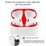 Samolepilna nalepka proti prahu v polnilnem etuiju za AirPods - rdeče