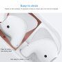 Samolepilna nalepka proti prahu v polnilnem etuiju za AirPods - rdeče