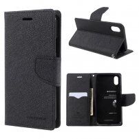 Mercury Goospery etui za denarnico za iPhone X / XS - črna