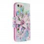 Flip etui lilije za iPhone 7/8/SE (2020) - barvita