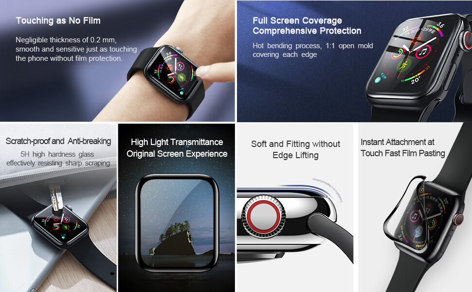BASEUS kaljeno steklo za Apple Watch 38mm